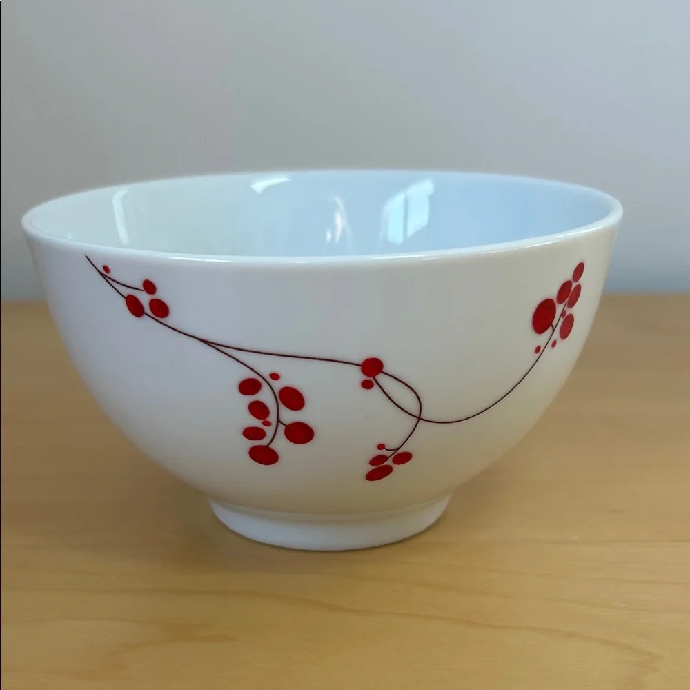 Gourmet Basics Mikasa Red Berries Cereal Bowl
